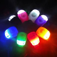 1/2pcs Bike Lamp Bicycle Front Light Silicone LED Headlight Rear Taillight Wheel Bike Light Waterproof Cycling MTB Bicycle