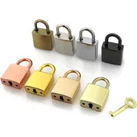 1piece Metal Padlock Bag Lock with Key Closure Clasp Buckle for Bag Handbag Luggage Parts DIY Hardware Accessories