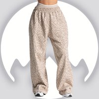 Women's Loose Leopard Print Athletic Pants, Wide Leg Trousers, Outdoor Running Jogging Yoga Sweatpants Sports Fitness Activities