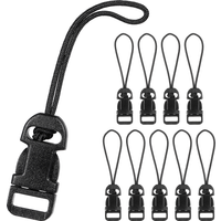10 PCS Camera Strap QD Loop Connector Bundle Quick Release Buckle Adapter Mirrorless Digital Cameras Nylon Lanyard Hook