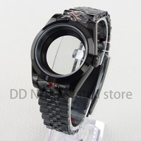 36/39mm Black PVD NH35 Case and Bracelet for Datejust Mod NH35 NH36 movement 28.5mm Dial Jubilee/Oyster Strap Stainless steel