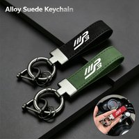 Motorcycle Keyring Deluxe High-Grade Leather Suede Keychain Accessories For Piaggio MP3 125 300 400 500 MP3125 MP3300 MP3500