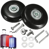 57-59MM Sliding Dia40mm/50mm/60mm Silent Casters Repair Suitcase Parts Axles Axles Repair Kit Travel Luggage Wheels