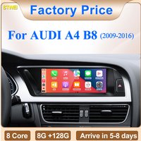 STWEI Factory Price 8.8inch HD 8 Core Android13 Wireless Carplay Auto For AUDI A4 S4 B8 Car Intellgent System Central Multimedia