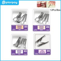 PIORPOY Dental Proximal Anterior Strips Twin Anterior Matrice Sectional Contoured Matrices System For Anterior Restoration
