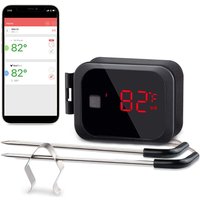INKBIRD Digital Remote BBQ Thermometer with 2 Probe Bluetooth Smart Cooking Thermometer Wireless Meat Thermometer for Grill Oven