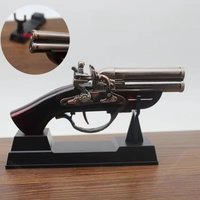 2026 New Creative Metal Small Spear Model Desktop Ornament Gas Lighter Home Decoration Home Use Cigarette Lighter Men's Gift