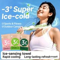 5 packs of summer ice towels, cool wet wipes cool and refreshing cool and cool, sweat wicking, military training wet, disposable