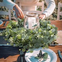 1/3pcs Green Foliage Vine Artificial Plants Festival Accessory Wedding Outdoor Garden Yard Archway Decora Home Room Wall Hanging