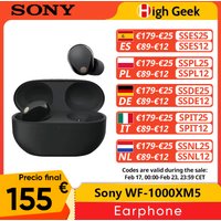 Original Sony WF-1000XM5 Sans Fil Anti-Bruit Écouteur BluetUnvétérans wn 5.3 avec Microphone IPtage
