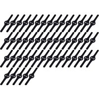 50Pcs Plastic Grass Trimmer Blades Lawn Mower Blade Cordless Trimmer Garden Tool Lawn Mower Trimmer Accessories