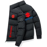 AliExpress Suzuki winter thick cotton jacket, outdoor cycling sports warm casual jacket, trendy versatile cotton jacket sweatshirt