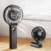 Handheld Fan Portable Mini Fan 4000mAh USB Rechargeable Cooling Fan 6-Speed Adjustable Folding Fan Summer Essential