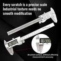 6-inch 150mm stainless steel electronic digital vernier caliper metal micrometer measurement, without battery