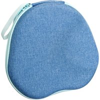 For Anker Soundcore Space One Headphone Case EVA Cartoon Storage Bag Over-Ear Headset Shockproof Protective Case - Blue