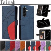 Leather Phone Case For Samsung A17 A27 A37 A57 A16 A26 A36 A56 A14 A24 A34 A54 Flip Wallet Cover for Galaxy A06 A07 A05 A05S A04