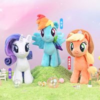 Brandneue My Little Pony Plüschtiere: Twilight Sparkle, Pinkie Pie, Rarity, Fluttershy, Applejack, Rainbow Dash – Stoffpuppen als Geschenk