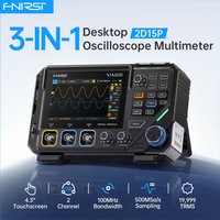 FNIRSI 2D15P 3-in-1 Digital Oscilloscope Multimeter Signal Generator 2Channel 100MHz Bandwidth 20000 Counts 500MSa/s SG 10MHz