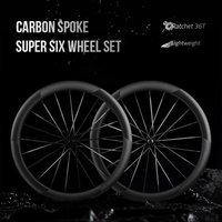 AliExpress TAGOOLA AERORAPTOR Super Six Carbon Spoke Road Bike Wheelset 22mm Inter Wide Ceramic Bearings Wheel Road Bike Cycling Disc Rim Aero Part