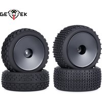 1/10 2WD RC Off-Road Buggy Car Wheel Tires 12mm Hex Front and Rear Tyres for Tamiya Xray Xb2 Serpent Srx2 Tekno Eb410