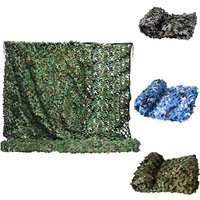 Camouflage Net Hunting Camouflage Net Car Tent Awning Shade Mesh Black Green Blue Forest Camouflage Net 2X2M 2X5M 3X3m 3X5M