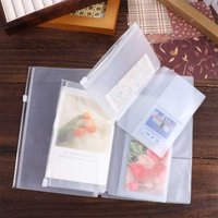 PVC Zipper Bag for Travelers Notebook Journal Planner Accessory Card Holder Storage Standard/Pocket/Passport