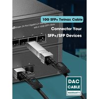 ZoeRax 10G SFP+ Twinax DAC Cable Passive Direct Attach Copper, 0.5-7M Compatible with Cisco/MikroTik/HP/Intel Etc Switch