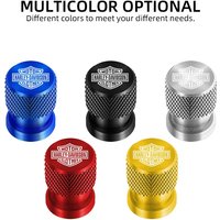 Aluminum Tire Valve Stem Caps For Harley Davidson Motorcycle Wheel Rims