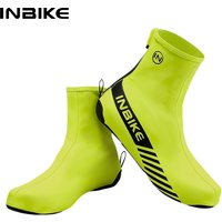 AliExpress INBIKE Professional Cycling Shoe Covers Winter Waterproof Windproof Overshoes with Fleece Lining for Road Mountain Biking Gear