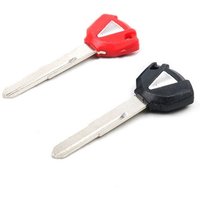 1x Uncut Remote Ignition Key Transponder Blank Key Compatible with Kawasaki-ZXR ZZR250 Z750 Motorbike Scootor Motorcycle