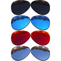 Aaaxopticflow 20+ Color Choices Polarized Replacement Lenses for Ray-Ban Aviator Metal li RB3689 62mm Frame