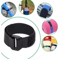 10Pcs Reusable Hook and Loop Straps Fastening Cable Ties Cable Straps Nylon Securing Wire Cord Ties Organizer Fastener Tape