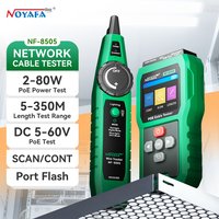 NOYAFA NF-8505 Netzwerkkabel-Tester RJ45 Kabel-Tracer Fehlerdistanz-Messgerät PoE-Switch Spannungs- und Leistungstester