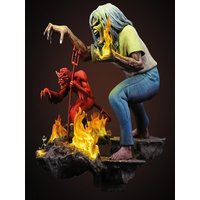 Unassambled 1/24 fantasy of the Beast soldier stand Resin figure miniature model kits Unpainted