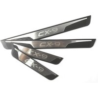 4 Teile/los ABS Edelstahl Für 2016-2023 Mazda CX-9 CX9 CX 9 TC Sport Tür-Schwellen-pedal Willkommen verschleißplatte Dekoration Abdeckung