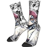 AliExpress Potdemiel Couple Socks Akaza Demon Slayer (13) Stockings Autumn Vintage Breathable Socks Graphic Cycling Non Slip Socks