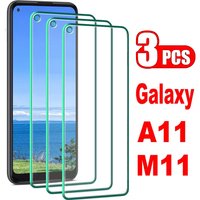 3Pcs Tempered Glass For Samsung Galaxy A11 M11 Screen Protector