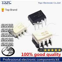 10pcs 6N135 6N136 6N137 6N138 6N139 SOP8 EL6N137 6N137S 6N138S DIP8 Chips