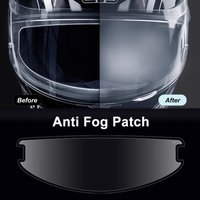 Helmet Clear Anti-Fog Patch Rainproof Protective Film Universal Lens Film Motorcycle Visor Fog Resistant Moto Accessories