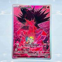 2023 English Cyndaquil Full Art Holo Rare DIY Textured Fan Art Pokemon Card - Mint Collectible