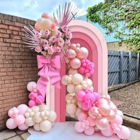 170cm Cardboard Cutout Decoration Large Gradient Color Arch Backdrop for Baby Shower Birthday Wedding Party Decor Photo Props