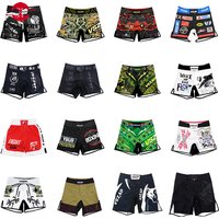 Vszap BJJ Jiu Jitsu Shorts MMA No Gi Fight Short for Grappling, MMA, Wrestling, Muay Thai & Boxing Men's Boxing Kickboxing Pants