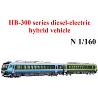 KATO N Scale 1/160 Model Train HB-300 Series Diesel-electric Hybrid Train 2-car Set 10-1918 Train Set Boys' Toy Gift