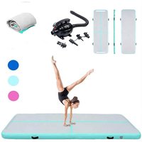 Inflatable Air Track DWF 3m 4m 5m Airtrack For Gym Tumbling Track Mat Gymnastics For Home Use Blocks Cheerleading Floor