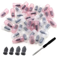 120Pcs Kits with Screwdriver Tire Repair Tire Repair Nails Self-Tapping Screw Rubber Screw Tool for Car Motorcycle
