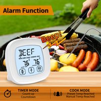 Digital Kitchen Thermometer For Meat Stainless Waterproof Touch Temperature Thermometre Probe Oven Cooking BBQ Meat Thermometer