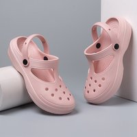 Bebealy Fashion Thick Sole Slippers Women Outdoor Wear-resistant Leisure Sandals Classic EVA Shoes Waterproof Beach Shoes Women image 4
