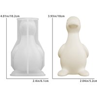 Cute Little Chubby Duck Silicone Mold DIY Resin Plaster Ornament Mold Cartoon Home Decoration Good Creative Gift Desktop Ornamen