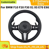 Für BMW F10 F01 F07 F12 F13 F80 F20 F22 F23 F30 F33 F34 X1 F48 X5 F15 X3 F25 E90 E92 E70 E71 E84 E87 M3 M5 Voll-Leder-Innenausstattung M-Serie Lenkrad