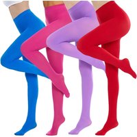 New Women Sexy Pantyhose Candy Color Warm Tights Multicolor 80D Velvet Stockings Spring Autumn Super Elastic High Waist Stocking